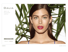 Tablet Screenshot of daliacollection.com